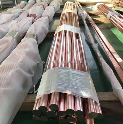 Un buon prezzo. C11000 Rame di rame super puro di ottone a barra rotonda di lunghezza piana 300-6000 in linea