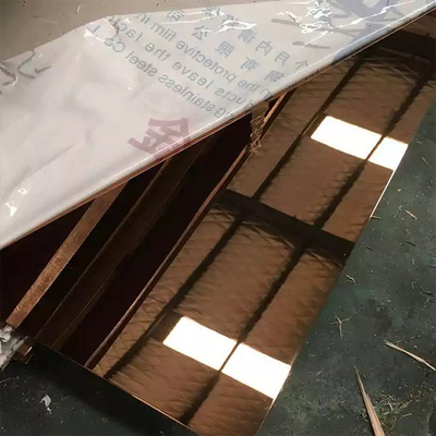 Un buon prezzo. L'oro di titanio della lucidatura dorata dello strato di acciaio inossidabile 430 di Astm 201 ha ricoperto in linea
