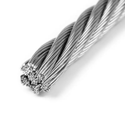 Un buon prezzo. Intestazione fredda della corda 7*37 15mm della bobina del cavo di acciaio inossidabile AISI304 in linea