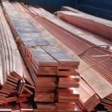 Un buon prezzo. prezzo all'ingrosso C1100 C1200 C1220 99,9% puro Flat rod square copper bus bar in linea