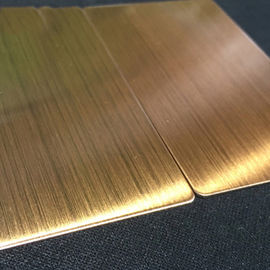 Un buon prezzo. Il bordo 3mm di Slite ha laminato a freddo il piatto decorativo dello strato 316 dell'acciaio inossidabile in linea