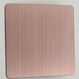 Un buon prezzo. 300 piastrina sottile decorativa della piastrina 0.3-2.0mm dell'acciaio laminato dorato di Rose Gold Sheet Metal Cold di serie in linea