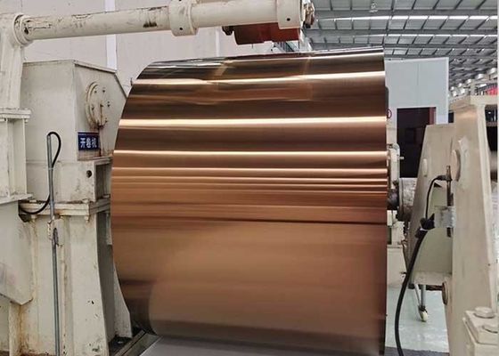 Un buon prezzo. Bobina dello strato laminata a freddo oro di acciaio inossidabile della linea sottile del Ti dello specchio in linea