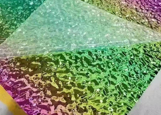 Un buon prezzo. Strato di acciaio inossidabile dell'ondulazione dell'acqua dello specchio di PVD per la decorazione del soffitto in linea