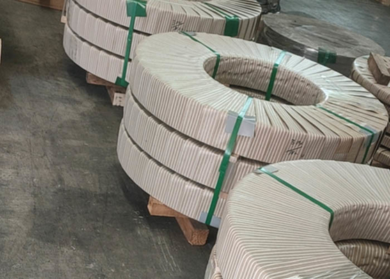 Un buon prezzo. Bobina della striscia duro 0.2mm ss di SUS301 560HV del supplemento per le primavere in linea